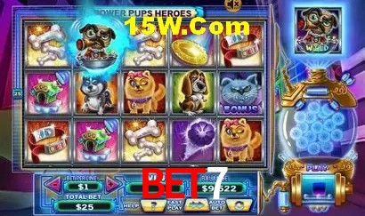 Interface moderna da plataforma Bet7